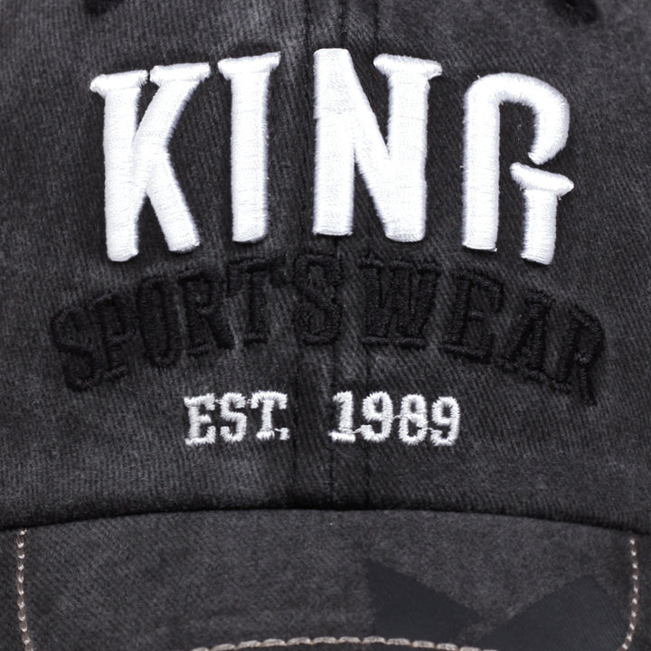 Conjunto de 2 piezas, sombrero + 'Lindos adornos' bordado, sombrero de papá viejo, gorras de béisbol retro para hombres y mujeres, sombrero de sol hip-hop, sombrero de red.