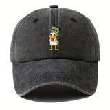 Gorra de béisbol ajustable para niños y niñas - Ligera, lavable en máquina, estilo hip-hop con diseño de personajes de dibujos animados, perfecta para acampar al aire libre, viajar, fiestas y uso casual, gorra casual | Gorra de personajes de dibujos anima