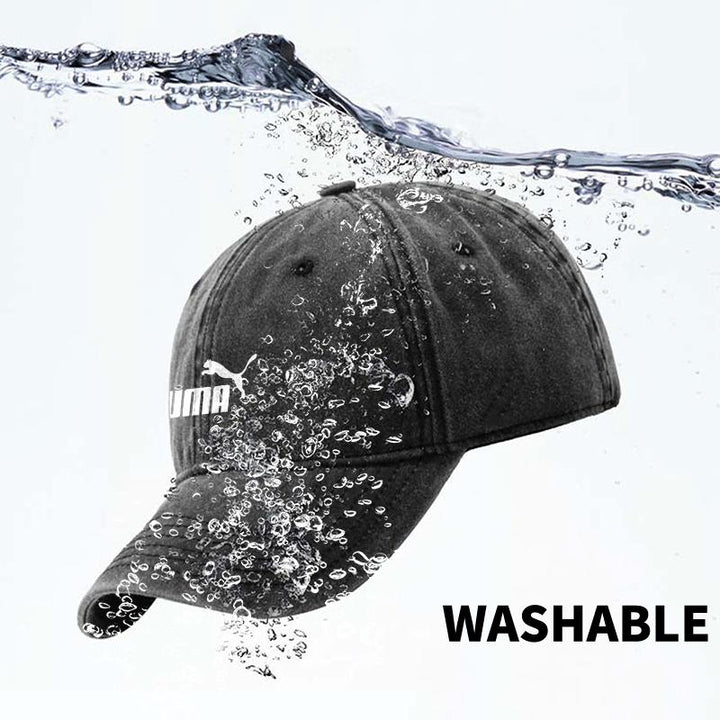 1 pieza de gorra de béisbol retro unisex Puma - Gorra ajustable con cierre de clic, diseño ligero y transpirable para ciclismo al aire libre, deportes y senderismo, para todas las estaciones, negro y beige, regalo ideal para padres, familiares, amigos, cu