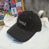 Gorra de Béisbol Unisex de Estilo Japonés con Estampado de Leopardo y Ala Ancha para Circunferencia de Cabeza Grande, Estilo Callejero Fresco, Sombrero de Uso Diario,Estilo Urbano,Diseño de Pico de Pato,Gorra de Moda,Ajuste Cómodo,Sombrero de gran tamaño,