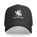 Gorra de béisbol clásica hippie con visera curva, gorra de camionero con estampado de león escocés, gorra snapback para deportes al aire libre casuales