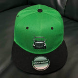 Gorra Unisex Retro de Poliéster 100%, Diseño Patchwork Bicolor, Hebilla Ajustable, Ligera y Transpirable para Reuniones Universitarias y Uso Diario