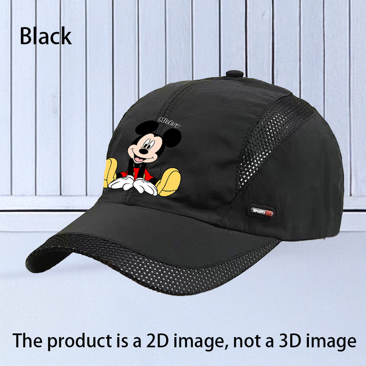 Gorra de béisbol de Mickey Mouse - Gorra de camionero de malla transpirable, duradera y ajustable para todas las estaciones, perfecta para actividades al aire libre y uso casual, gorra de todas las estaciones | Gorra de personaje de dibujos animados | Gor