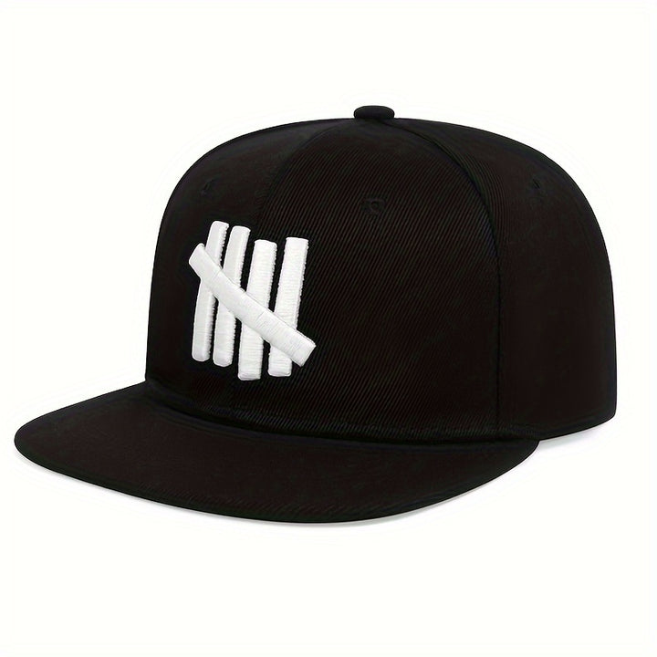 1 Gorra de Béisbol Unisex para Exteriores con Bordado de Cinco Barras - Ajustable, Tejido Transpirable, Opciones en y Camuflaje para Senderismo, Camping o Uso Casual
