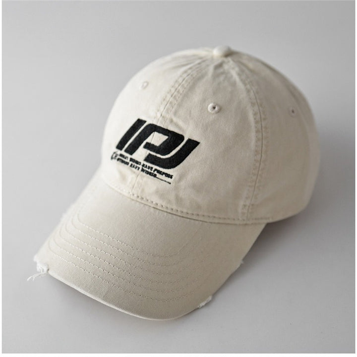 Gorra de Béisbol Ajustable para Hombres y Mujeres con Letras Grandes Negros & Logo - Gorro Unissex Beige Ligero Transpirable, Ideal Para Casualidad Deportiva o Atuendos Informales Diseño Fácil Cuidado (Lavar a Man/Limpieza en Sec)