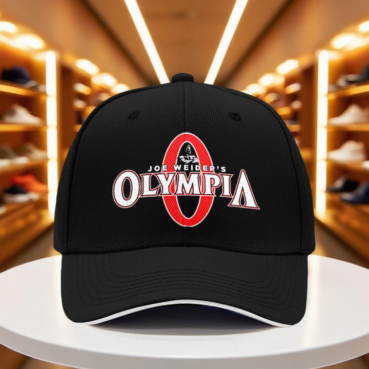 1 Gorra de Béisbol Joe Weider's Olympia - Ligera y Ajustable, para Gimnasio, Deportes, Halloween, Acción de Gracias - Gorro Casual Atlético para Hombres y Mujeres