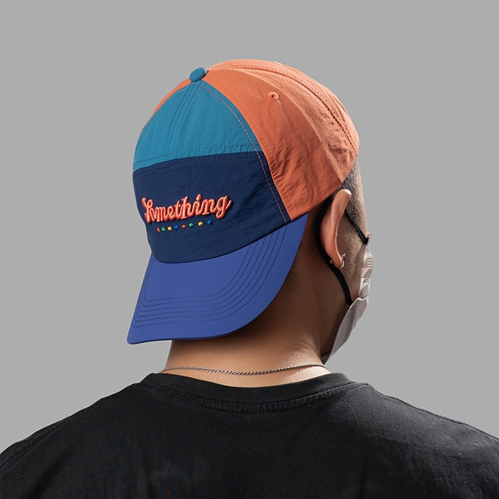 Gorra de Béisbol Casual con Bordado 3D y Diseño Americano para Hombres y Mujeres, Gorra Duckbill Estilo Spliced