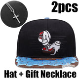 2 Gorras de béisbol bordadas con logo de juego - con diseño de personaje de dibujos animados rojo, gorra snapback unisex transpirable para hombres y mujeres, ropa casual de calle y regalo, lavable a máquina (/rojo/) - Ideal para uso diario, graduación,...