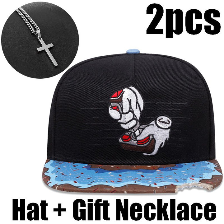 2 Gorras de béisbol bordadas con logo de juego - con diseño de personaje de dibujos animados rojo, gorra snapback unisex transpirable para hombres y mujeres, ropa casual de calle y regalo, lavable a máquina (/rojo/) - Ideal para uso diario, graduación,...