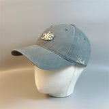 Nueva gorra de béisbol bordada para todas las estaciones, elegante sombrero de sol unisex para exteriores, versátil sombrero de pato para parejas.