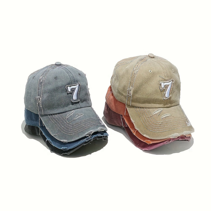 1 Gorra de Béisbol Estilo Moderno Diseño Nuevo con 7 Agujeros Unisex para Senderismo, Playa y Actividades Casuales