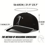 Gorras de  (Visera Curva y Plana), Exterior, Unisex – Regalo Perfecto para Amantes del Deporte, Ideal para Papá, Mamá, Abuelos, Novio y San Valentín. Gorra de Béisbol Negra – Perfecta para Halloween, Navidad, Cumpleaños y Regalos