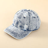 Gorra de Béisbol Unisex Retro Casual para Primavera y Otoño, Sombrero Tipo Cubo Sencillo con Protección Solar para Edades 12 en Adelante