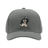 1 gorra de béisbol con estampado de perro Shih Tzu - Gorra ajustable con diseño de cara de Shih Tzu, accesorio ligero y casual para amantes de mascotas, lavable a mano, ideal para uso diario y regalos para dueños de perros