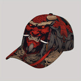 Gorra de Béisbol para Hombres CUTEHSJ - Gorra Ligera Ajustable con Diseño de Dragón Rojo y , Malla Transpirable en la Parte Trasera para Playa, Pesca, Actividades al Aire Libre y Vacaciones, Accesorio de Playa, Estilo Hip Hop, Detalles Vibrantes