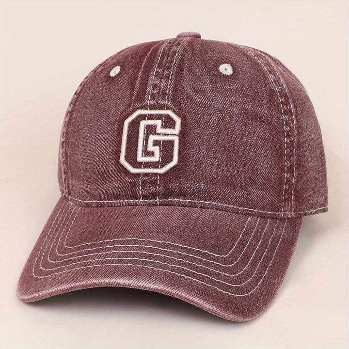 Gorra de Béisbol Unisex Nueva Denim Lavada Retro Versátil para Primavera, Gorra Duckbill Casual Transpirable Ajustable con Visera, Sombrero para Hombres y Mujeres, Moda al Aire Libre