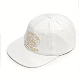 Gorra de béisbol con bordado de letras, plana y de ala ancha, estilo hip-hop