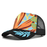 Gorra de béisbol para hombre con malla de espiga de trigo bordada en 3D y cierre ajustable Snapback - Sombrero de sol ligero y transpirable para verano, ala curva y diseño de hoja/flor para deportes al aire libre, uso casual, todas las estaciones (Verde/N