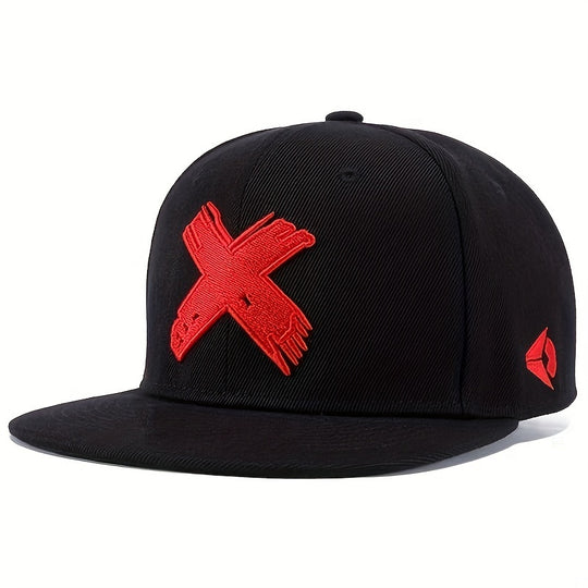 X Etiqueta Bordado Gorra De Béisbol Color Sólido Ajustable Snapback Sombreros Hip Hop Unisex Casual Papá Sombrero Para Mujeres Hombres