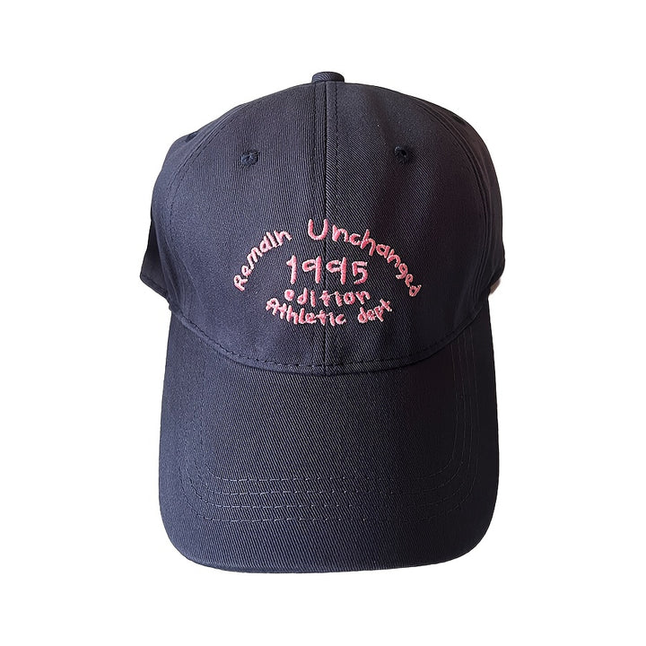 Gorra de Béisbol Estilo Coreano con Visera Ancha y Ajuste Profundo - Cierre Snap, Sombrero Unisex Transpirable para Hombres y Mujeres, Diseño Protector Todo Clima (Beige/Rojo//Rosa), Ideal para Navidad