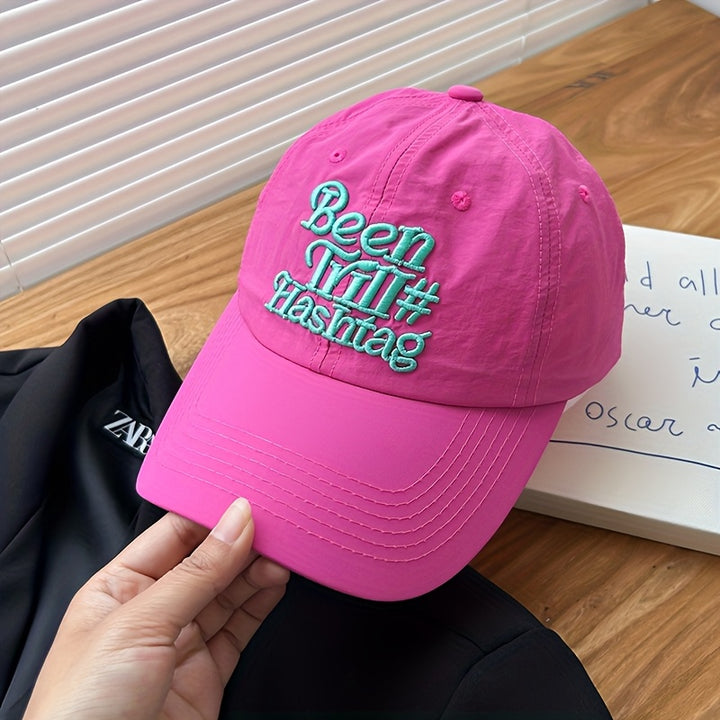 1 gorra de béisbol - gorra ligera, rápida de secar, respirable, con borde estructurado, en tonos verde menta, negro, rosado, azul, béige, para hombres y mujeres, deportes al aire libre, viaje, atire casual - regalo perfecto para día de los padres, día de