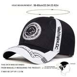 Gorra de béisbol con letras DC para hombre, ajustable al aire libre, ideal para viajes de primavera y otoño a la playa.