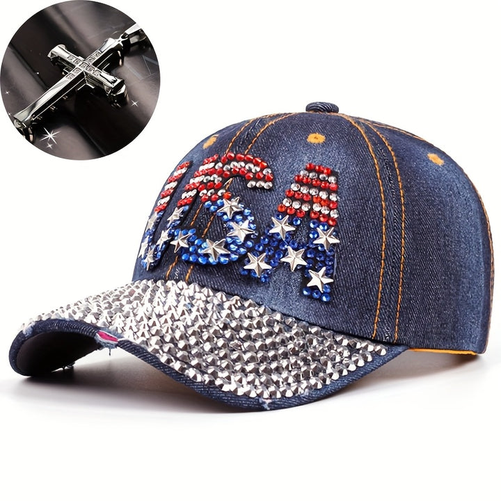 2 piezas; Gorra de béisbol estilo hip hop nueva, bordada y ajustable para parejas, ideal para Navidad y San Valentín