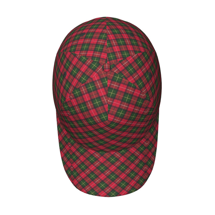 1pc Gorra de Béisbol Ajustable para Hombres y Mujeres con Estampado Tartán Rojo - Sombrero Trucker Escocés a Cuadros Verde/Amarillo/Gris, Ligera Para Todas las Épocas del , Pesca o Senderismo, Cierre Con Botón (Sin Red), Sombreros, Sombreros para Mujeres,