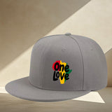 Gorra de béisbol estilo LOVE combinado: moda hip-hop para hombres y mujeres, talla ajustable, estilo urbano sencillo y casual, visera plana, adecuada para todas las estaciones, estilo único