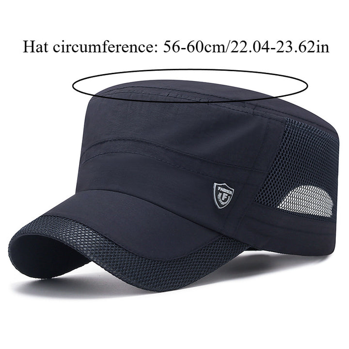 2 sombreros para hombre de secado rápido y protección solar, malla transpirable, livianos, con cierre ajustable, ideales para actividades al aire libre, equipo de protección exterior, accesorio elegante, gorra ligera