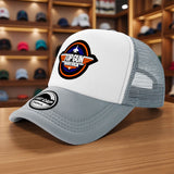 1pc Gorra de Béisbol Estampada Top Gun Maverick - Tejido Ligero y Transpirable, Diseño en Dos Tonos Blanco y con Detalles Metálicos, Unisex para Moda Urbana, Golf, Pesca, Actividades al Aire Libre, Accesorio Deportivo, Costura de Alta Calidad, Ideal para