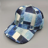 Gorra de Béisbol de Denim con Estampado Digital para Primavera/Verano Adecuada para Hombres y Mujeres, Sombrero Tipo Cubo para Senderismo y Pesca al Aire Libre