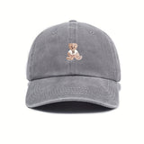 Gorra de Béisbol Estilo Trucker Grande para Mujeres y Hombres - Botón Ajustable de Oso (D/L/N/O/P) - Gorra de Invierno Transpirable, Opciones Multicolor (Rosa/Azul/Durazno/Beige/Marino) para Casual y Oficina - Ajuste Unisex