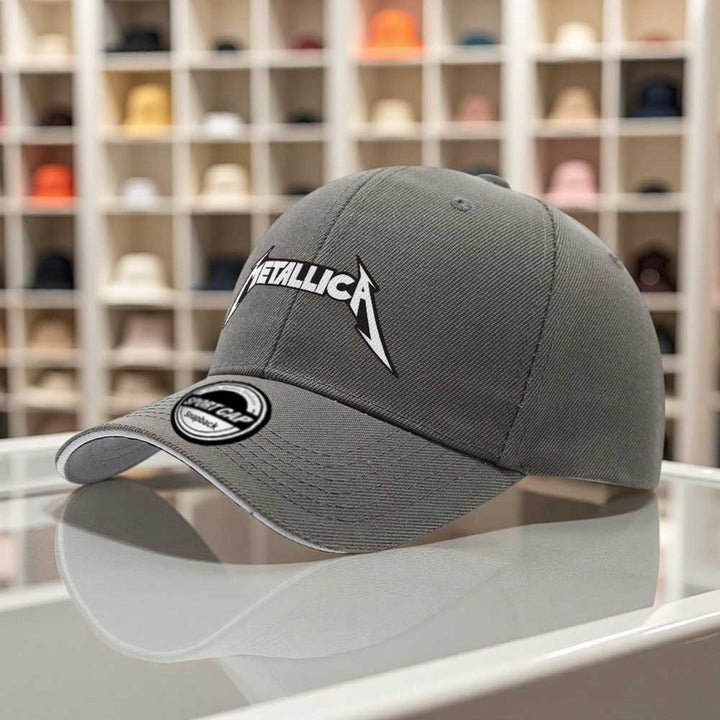 1 gorra de béisbol oficial con logo  - Ajustable Snapback, ligera y unísexo para hombres & mujeres. Regalo ideal fanáticos musicales; uso casual o al aire libre cómoda en todas las estaciones. ¡Lavado máquina! ( letras blancas)