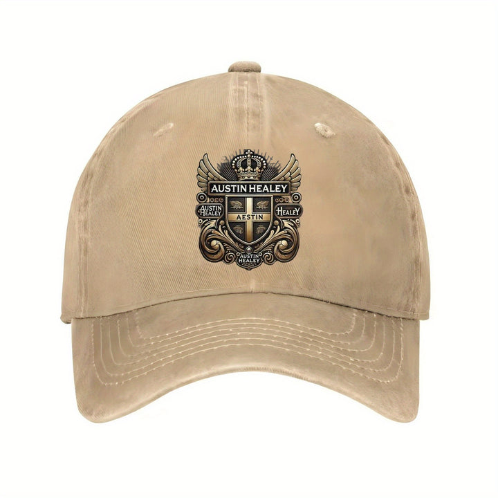 Gorra de Béisbol Negra para Hombres y Mujeres con Insignia Cruzada Dorada & Alas - Estructurada en Seis Paneles Transpirable, Letras Pesadas Austin Diseño Texas Longhorns - Sombrero Deportivo Casual al Aire Libre Para Atuendo Relajado, Cómodo Unisex Go...