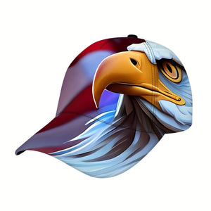 Gorra de águila y bandera americana