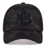 Gorra De Béisbol Con Bordado De Camuflaje A La Moda, Unisex, Estilo Hip Hop, Ligera, Ajustable, Para El Sol, Para Mujeres Y Hombres