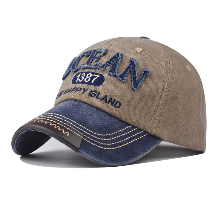 Gorra de Béisbol con Logo Bordado - Ajustable Snapback 50+ Escudo Sombrero de Sol para Exteriores, Lavable a Mano para Navidad, Fiestas, Playa y Uso Diario (Ajuste No Elástico)