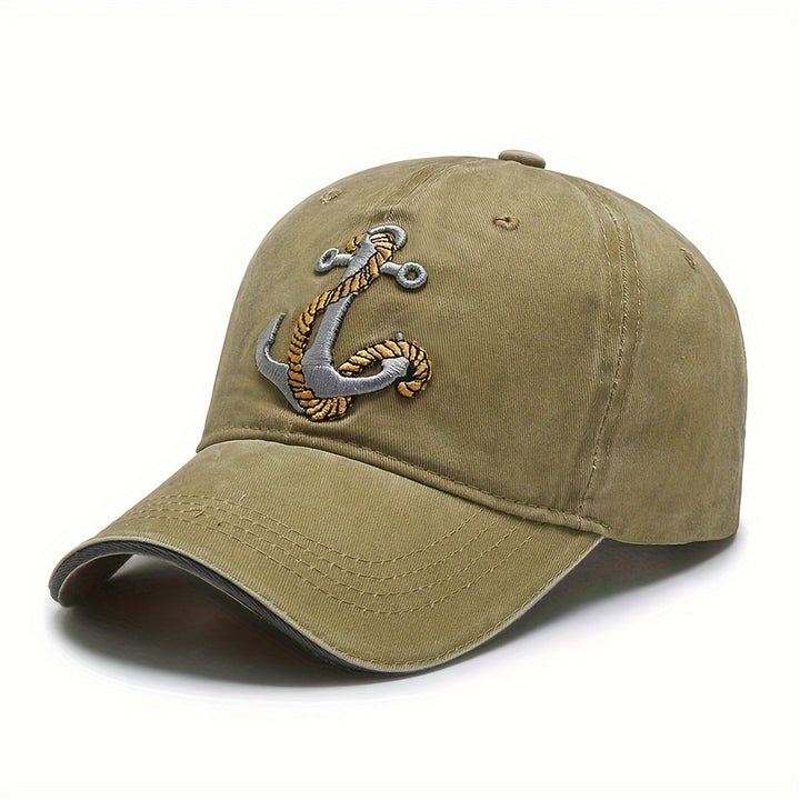 1pc Gorra de béisbol de mezclilla de algodón suave lavado para hombres con bordado 3D, ideal para regalos, deportes al aire libre y ocasiones casuales