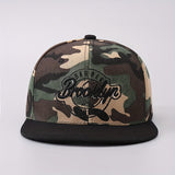 1 unidad Gorra de basquetbol ajustable para hombres, diseño Brooklyn New York, 100% poliéster, negro/blanco/amarillo/rojo/camuflaje, gorra casual hip-hop para primavera otoño, viaje, playa y fiesta