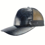 Gorras de béisbol con patrón de serpiente único, gorras de hip-hop de tendencia callejera para hombres y mujeres, gorras de sombra y protección solar para salidas, gorras de pico de pato para jóvenes, gorras sin parte trasera