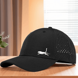 1 Gorra Snapback Ligera para Hombre con Malla Perforada a Láser en la Parte Trasera y Diseño Estructurado de 6 Paneles - Gorra de Béisbol Transpirable para Todas las Estaciones con Estampado de Logo