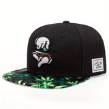 Gorra de Béisbol Snapback Bordada - Ligera, Visera Curva para Protección Solar, Gorra Casual para Deportes al Aire Libre. Tejido de Tela