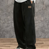 Pantalones de mezclilla de hombre, ajuste holgado, comodidad para todas las estaciones, bolsillos, tejido no elástico, ropa casual | Pantalones de ajuste holgado | Estilo casual