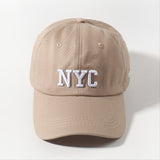 Gorra de béisbol con bordado de letras de  para hombre