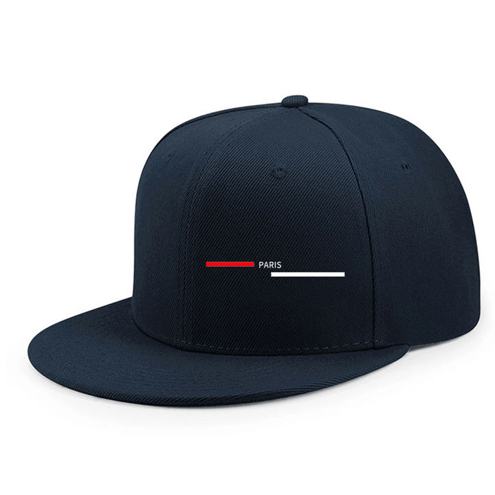 Tela. Gorra de béisbol de ala plana con estampado geométrico simple para hombre, tela no elástica, lavable a mano, gorro plano de hip hop para skate y baile de calle, béisbol. Tela.