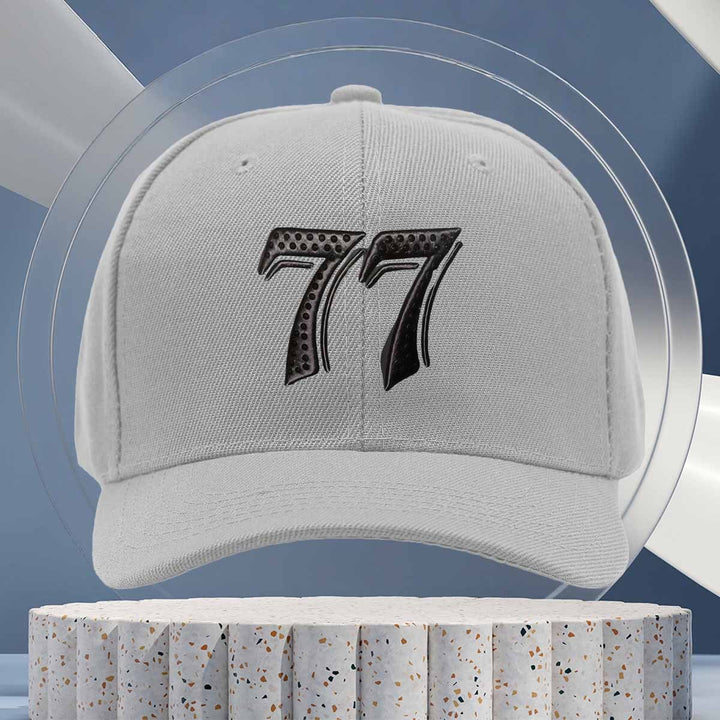 Gorra Trucker 77 - Gorra de béisbol ajustable con diseño '77', ligera y transpirable para hombres y mujeres, deportes al aire libre, ropa casual, equipo deportivo para exteriores, diseño deportivo, construcción duradera, gorras para hombre, sombrero para