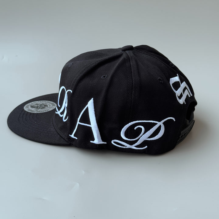 Gorra de Béisbol Ligera Bordada para Hombre con Letras - Gorra Ajustable Snapback Estilo Urbano en Blanco y , Lavable a Mano para Atuendo Casual Hip-Hop
