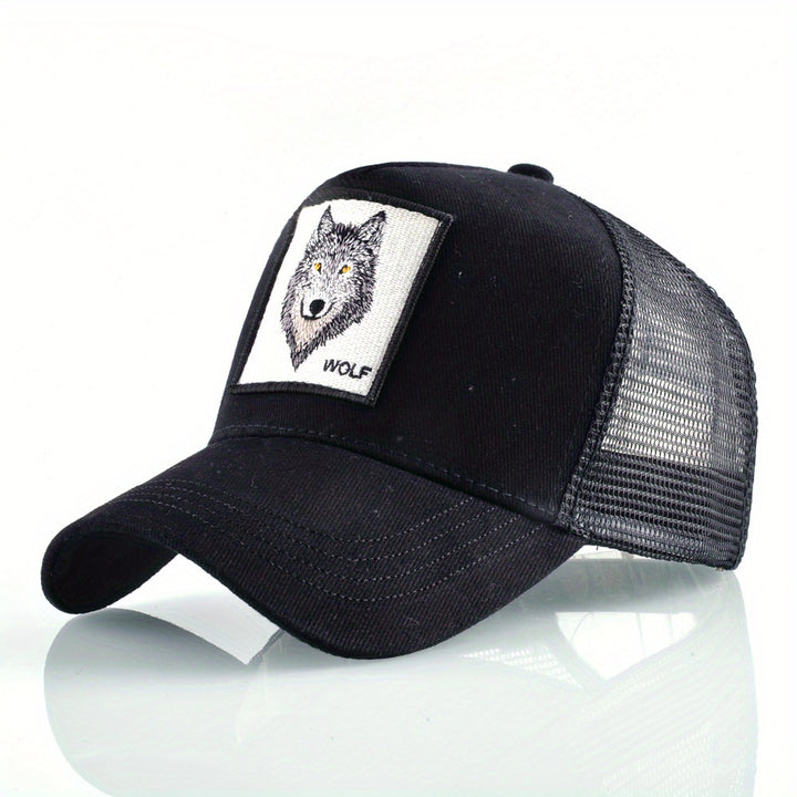Gorra de verano transpirable para hombre Deportes al aire libre casual Bordado Animal Gorra de béisbol para hombres y mujeres Hip Hop