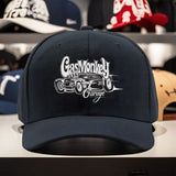 1 gorra fresca con estampado de Gas Monkey Garage, tejido ligero de poliéster, diseño ventilado, gorra de pesca adecuada para todos los géneros, absorbe la humedad, diseño sin estación, ideal para aventuras de mochilero